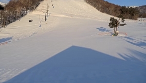本日の天狗山ゲレンデ